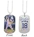 New York Yankees Johnny Damon Sport Dog Tagz Necklace (Set of 2)