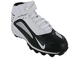 IMAGE OF Nike Kids NIKE LT 2.1 SHARK (BG) FOOTBALL CLEATS 6 (WHITE/BLACK (TEAM COLOR))
