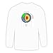 Long Sleeve T-shirt with crust, "cross section", science, "molten outer core", "solid inner core", earth, mantle, globe