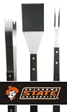 3-Piece NCAA Oklahoma State Cowboys BBQ Grilling Accessory Tool Kit