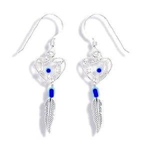 Buy Southwest Dreamcatcher Earrrings with Sterling Silver and Turquoise or Blue Lapis by var goTwisterProductImageStrings = new Object();goTwisterProductImageStrings['prodImageNotAvailTextNoColor'] = 
