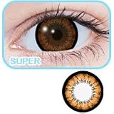 GEO XCM-214 Super Angel Brown Soft Circle Contact Lens (x1 PAIR)IMAGE