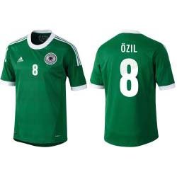 Adidas DFB Deutschland Auswärts-Trikot Özil Nr.8 EM2012 Farbe: grün/weiß, Größe: XL