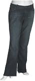 Seven7 Jeans Women's Plus Bootcut Jean with Rhinestone Back Pockets
