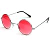 Tedd Haze 60's John Lennon Brille Red Star mit Brillen Beutel