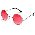 Tedd Haze 60's John Lennon Brille Red Star mit Brillen Beutel