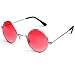 Tedd Haze 60's John Lennon Brille Red Star mit Brillen Beutel