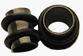 000g (000 Gauge) BlackLINE Flesh Tube Plug Earlet