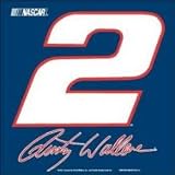 #2 Rusty Wallace Car Flag
