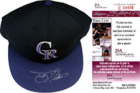 Todd Helton Autographed / Signed Colorado Rockies Baseball Cap (James Spence)
