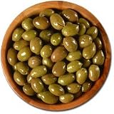 Deli Fresh Nafplion Green Olives, 16oz Dr.Wt.