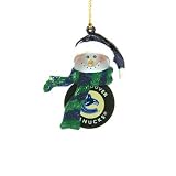 Vancouver Canucks Striped Acrylic Power Play Ornament (Set of 4)