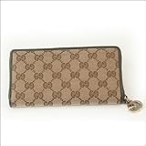 グッチ （GUCCI）GGキャンバス ラウンドファスナー長財布 ベージュ・オリーブグリーン 247028 FTAQT 8499 [並行輸入品]