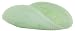 Colorful Recycled Art Glass Fern Green Yoga Plate 12.5"L