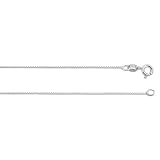 Sterling Silver Box 22 Necklace & 1mm Gauge