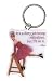 Dirty Job Woman on Step Ladder - Metal Keychain