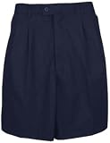 Poplin Shorts in Navy, 34 Waist