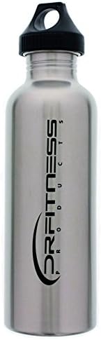 Stainless Steel Water Bottle 25oz/Durable Wide Mouth Screw-On Leak-Resistant Twist On Loop Cap Easy Carry/Food Grade/Fits Standard Car and Bicycle Drink Holders