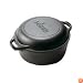 Lodge Logic 5-Quart Double Dutch Oven and Casserole with Skillet Cover