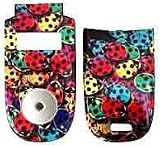 Ladybug - Motorola V220 Faceplate Cell Phone Cover - V220 Cell Phone Front Cover/ Battery Door Cover Hard Face plate