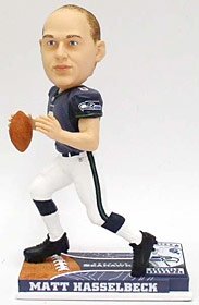 Seattle Seahawks Matt Hasselbeck Forever Collectibles On Field Bobble Head