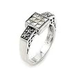 Square And Round Marcasite Ring