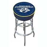 IMAGE OF NEW Trademark NHL Nashville Predators Padded Bar Stool 7.5 Inch High Long Lasting Logo High Quality