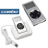 Apple Ipod Nano 1st Gen Accessory- USB 2.0 Large Cradle Desktop Charger + Stainless Steel Metal Case