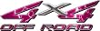 Full Color 4x4 Offroad Truck Decals in Lightning Pink
