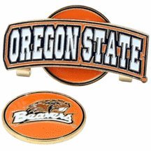 Oregon State Beavers Slider Clip With Golf Ball Marker Of 3)