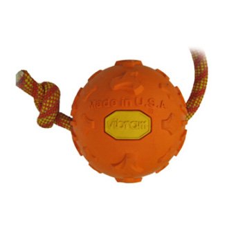 My Good Dog Vibram Ball w/ Rope Mint 4″
