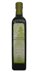 ParqueOliva Bio- Organic Cold Pressed EVOO Extra Virgin Olive Oil, 2011/2012 Harvest, 17-Ounce Glass Bottle