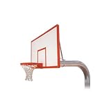 First Team Tyrant Dynasty In-Ground Basketball Hoop with 72 Inch Fiberglass Backboard