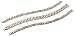 Magnetic Bracelet-Brushed Silver Sides/Shiny Gold Middle