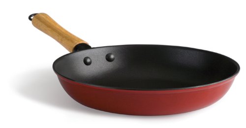 Iron Chef J65-0017 12-Inch Cast Iron Skillet with Bamboo Handle