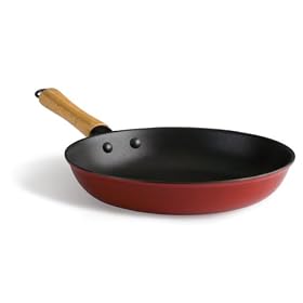 Iron Chef J65-0017 12-Inch Cast Iron Skillet with Bamboo Handle by Joyce Chen