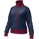 Nike Atlanta Braves Ladies Navy Blue Track Jacket