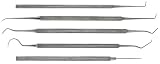 Mini Picks Set, 6 - Stainless Steel, 5 Pc. Set #71-01840
