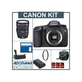 Canon EOS-7D Digital SLR Camera w/Canon EF 24-105mm f/4L IS USM AutoFocus Lens USA Bundle - Includes Valuable Accessories