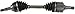 Cardone 60-5136 Remanufactured CV Axle