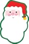 Santa Face Large Notepad