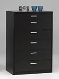 Jaycee Manhattan Wide 6 Drawer Chest
