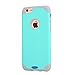 JanCalm iPhone 6s Case, iPhone 6 Cases, Hard Soft Rubber Slim Hybrid Dual Layer Shockproof Silicone Protective Case Cover for iPhone 6/6S + ONE Crystal Pen