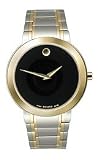 Movado Stiri Two-Tone Bracelet Black Museum Dial Men's Watch #0606193