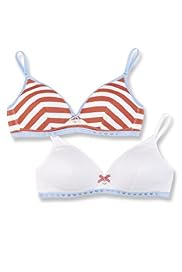2 Pack Angel Cotton Rich Assorted Non-Wired AA-C Bras