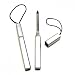 TECHGEAR - PREMIUM SILVER RETRACTABLE STYLUS FOR LG, SAMSUNG AND NOKIA PHONES ** COMPATIBLE FOR TOCCO LITE, OMNIA, PIXON, VIEWTY, COOKIE, VAIRY, VEGAS, 5800 AND MANY MANY MORE!!**