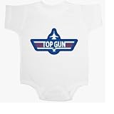 Top Gun Logo Baby Ultrasoft Onesie