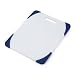 Farberware 8-by-10-Inch Poly Cutting Board with Blue Non-Slip Corners