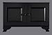 Base Unit with Doors in Black Finish Home Styles 88-6003-04