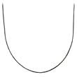 Sterling Silver 2mm Italian Spiga Chain Necklace, 24